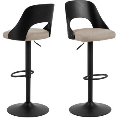 ACTONA GROUP Lucy Microfaser Beige Drehbar - Barhocker ACTONA GROUP Lucy Microfaser Beige Drehbar - Barhocker