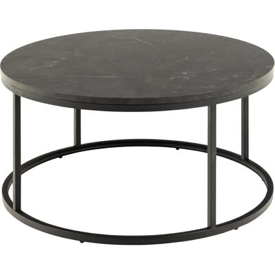 MUEBLES Oakland 911 Schwarzer Marmor Couchtisch - Coffee Table MUEBLES Oakland 911 Schwarzer Marmor Couchtisch - Coffee Table