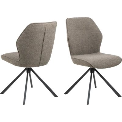 NORDFORM - Krzesła do jadalni Aura, 2 sztuki - Szare - Nowoczesny design - Meble jadalniane NORDFORM - Krzesła do jadalni Aura, 2 sztuki - Szare - Nowoczesny design - Meble jadalniane
