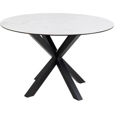 NORDFORM - Okrągły ceramiczny stół Akranes - Stół do jadalni NORDFORM - Okrągły ceramiczny stół Akranes - Stół do jadalni
