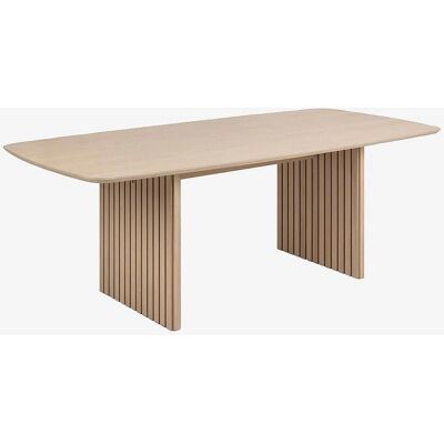 ACTONA GROUP Christo 220cm Białe pigmentowane dębowe stół jadalniany ACTONA GROUP Christo 220cm Białe pigmentowane dębowe stół jadalniany