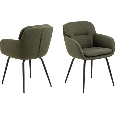 NORDFORM Dora Zelená jídelní židle - Moderní design NORDFORM Dora Zelená jídelní židle - Moderní design
