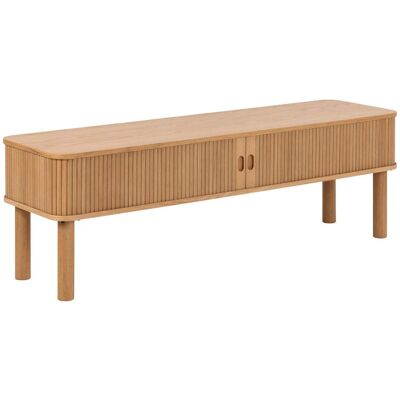 Actona Langley TV-skåp - Modern design, FSC-certifierad ek, Två skjutdörrar Actona Langley TV-skåp - Modern design, FSC-certifierad ek, Två skjutdörrar