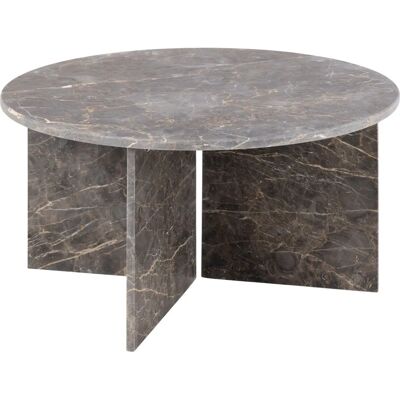 Nordform Vega Couchtisch - Marmor Topf 90x90x42cm Nordform Vega Couchtisch - Marmor Topf 90x90x42cm