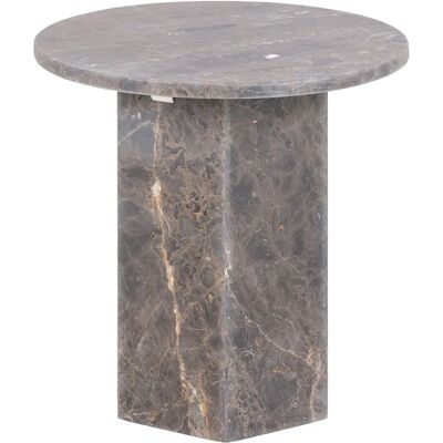 Naxos Brauner Marmor Runde Beistelltisch 50x50x50cm Naxos Brauner Marmor Runde Beistelltisch 50x50x50cm