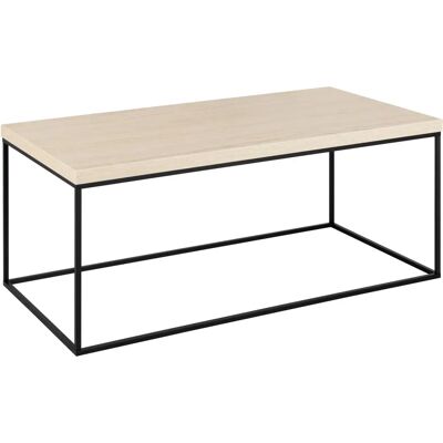 Sconto Beigener Travertin Rechteckiger Couchtisch Sconto Beigener Travertin Rechteckiger Couchtisch