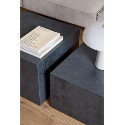 ACTONA GROUP Dice Schwarz Ocean rau - Couchtisch ACTONA GROUP Dice Schwarz Ocean rau - Couchtisch