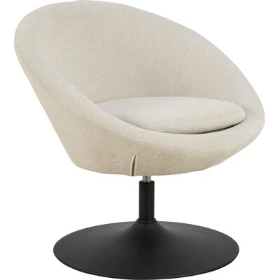 Signature Helissa - Krzesło lounge - Beżowe - Minimalistyczny design Signature Helissa - Krzesło lounge - Beżowe - Minimalistyczny design