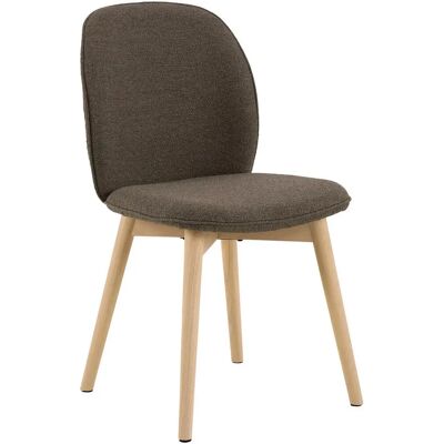 Signature - Kaelene - Šedohnědá - Monza látka - Dining chair Signature - Kaelene - Šedohnědá - Monza látka - Dining chair