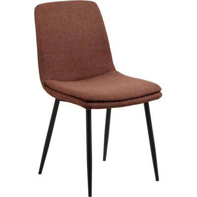 Signature Ulira - Chaise de salle à manger terracotta élégante - 85,5cm de haut - Publicité Signature Ulira - Chaise de salle à manger terracotta élégante - 85,5cm de haut - Publicité