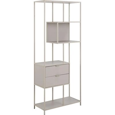 NORDFORM Seaford Bookcase Gray - 77x35x185cm - Bookcases NORDFORM Seaford Bookcase Gray - 77x35x185cm - Bookcases