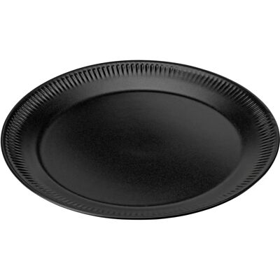 Knabstrup Keramik Svart 22cm Middagsfat Knabstrup Keramik Svart 22cm Middagsfat
