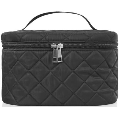 Gillian Jones Beauty Box - Lichtgewicht gestikt nylon - Zwart Gillian Jones Beauty Box - Lichtgewicht gestikt nylon - Zwart