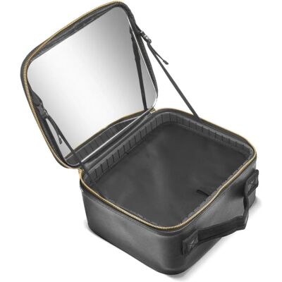 Gillian Jones Grote Luxe Make-up Box - Zwart - Make-up Box Gillian Jones Grote Luxe Make-up Box - Zwart - Make-up Box