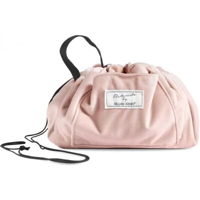 Gillian Jones Pull and Pack Bag - Rosa Velour - Makeup-Mappe Gillian Jones Pull and Pack Bag - Rosa Velour - Makeup-Mappe