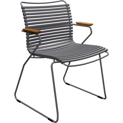 Chaise de salle à manger d'extérieur HOUE Click - Gris foncé - Publicité Chaise de salle à manger d'extérieur HOUE Click - Gris foncé - Publicité