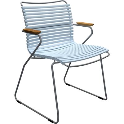 Sedia da pranzo esterna HOUE Click - Blu Polvere - Arredo Esterno Moderno Sedia da pranzo esterna HOUE Click - Blu Polvere - Arredo Esterno Moderno