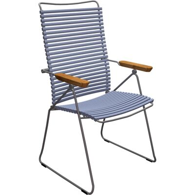 Chaise d'extérieur HOUE Click - Bleu Colombe et Bambou - Mobilier d'extérieur - Publicité Chaise d'extérieur HOUE Click - Bleu Colombe et Bambou - Mobilier d'extérieur - Publicité