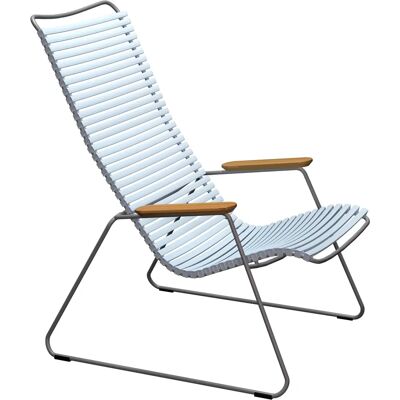 Sedia lounge HOUE Click - Blu polvere - Design elegante per il relax Sedia lounge HOUE Click - Blu polvere - Design elegante per il relax