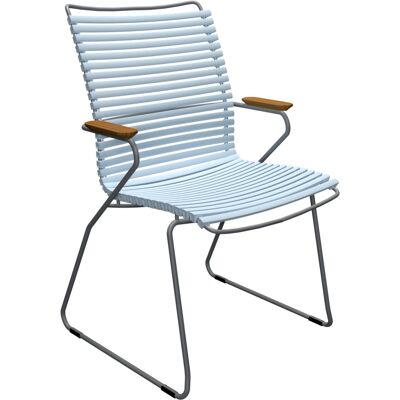 Houe Click Stuhl mit hohem Rücken - Blau - Garteneinrichtung Houe Click Stuhl mit hohem Rücken - Blau - Garteneinrichtung