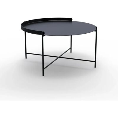 Tavolino Edge HOUE 76cm - Nero - 3 Misure - Interno/Esterna Tavolino Edge HOUE 76cm - Nero - 3 Misure - Interno/Esterna