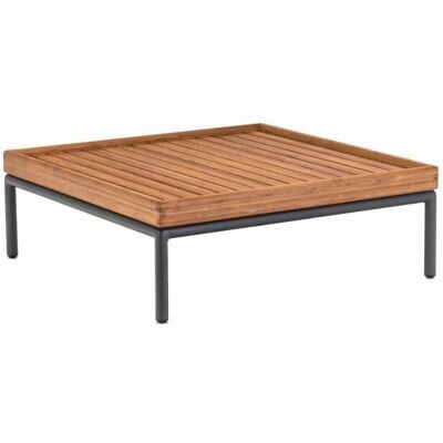 Tavolino HOUE Level 2 - Bambù, Grigio scuro, 81x81cm - Tavolino Tavolino HOUE Level 2 - Bambù, Grigio scuro, 81x81cm - Tavolino