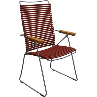 Chaise ergonomique HOUE Click Paprika - Intérieur/Extérieur - Publicité Chaise ergonomique HOUE Click Paprika - Intérieur/Extérieur - Publicité