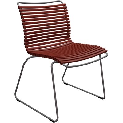 Chaise de jardin HOUE Click - Moderne et sans bras - Paprika - Publicité Chaise de jardin HOUE Click - Moderne et sans bras - Paprika - Publicité
