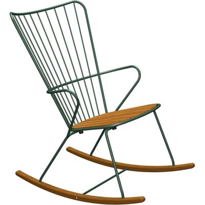 Houe Paon Schaukelstuhl - Dunkelgrün - Moderner skandinavischer Stil - Gartenmöbel Houe Paon Schaukelstuhl - Dunkelgrün - Moderner skandinavischer Stil - Gartenmöbel