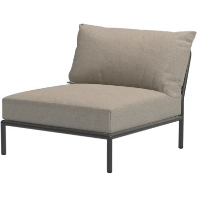 Divano Modulare Esterno Houe Level 2 Grigio Scuro - Set Lounge Divano Modulare Esterno Houe Level 2 Grigio Scuro - Set Lounge