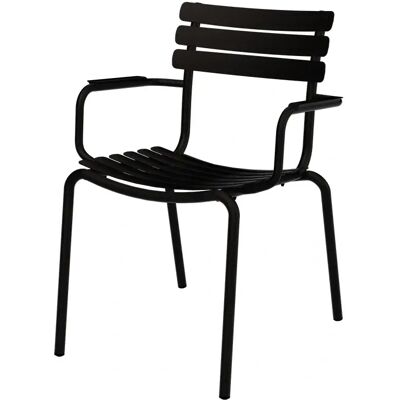Chaise d'extérieur Houe Alua empilable - Aluminium - Noir - Publicité Chaise d'extérieur Houe Alua empilable - Aluminium - Noir - Publicité