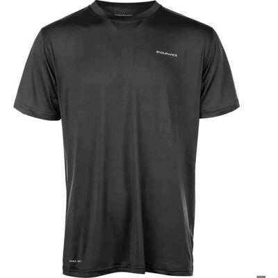 T-shirt fonctionnel ENDURANCE Kulon noir manches courtes T-shirt fonctionnel ENDURANCE Kulon noir manches courtes