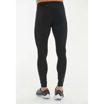 Collants de course ENDURANCE ZANE LONG - Sportifs, Noirs, Hommes - Publicité Collants de course ENDURANCE ZANE LONG - Sportifs, Noirs, Hommes - Publicité