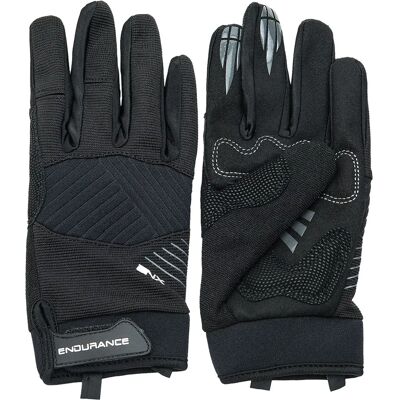 Gants de Cyclisme ENDURANCE Folkestone - Noir - Taille S Gants de Cyclisme ENDURANCE Folkestone - Noir - Taille S