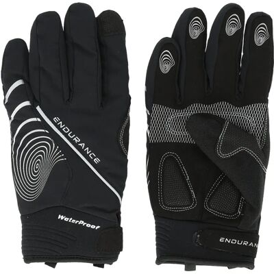 Guantes de ciclismo ENDURANCE Amiens - Negros, Talla S Guantes de ciclismo ENDURANCE Amiens - Negros, Talla S