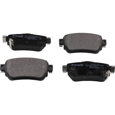 Conjunto de pastilhas de travão traseiras com indicador de desgaste - Sistema de travagem Conjunto de pastilhas de travão traseiras com indicador de desgaste - Sistema de travagem