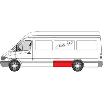 Mercedes-Benz Sprinter Rear Left Wing Repair Panel - Automotive Body Part Mercedes-Benz Sprinter Rear Left Wing Repair Panel - Automotive Body Part