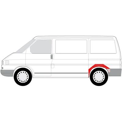 Volkswagen Transporter 4 Left Rear Wing Panel - Car Panel Volkswagen Transporter 4 Left Rear Wing Panel - Car Panel