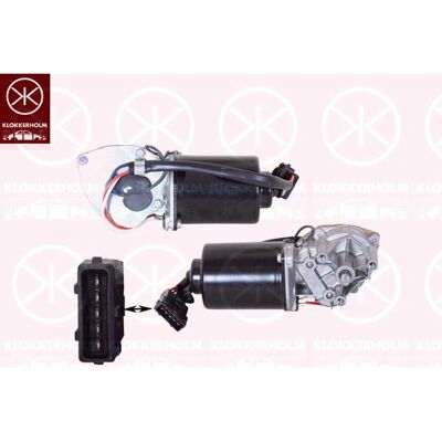Klokkerholm - 640589 - Peugeot 306 94-01 - Motor do limpador de para-brisa Klokkerholm - 640589 - Peugeot 306 94-01 - Motor do limpador de para-brisa