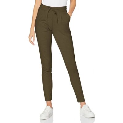 Ichi Olivia Prosta nogawka - Khaki zielony - Spodnie Ichi Olivia Prosta nogawka - Khaki zielony - Spodnie