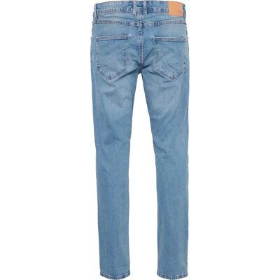 Solid SDJoy Slim Fit Light Blue Denim Heren Jeans Solid SDJoy Slim Fit Light Blue Denim Heren Jeans