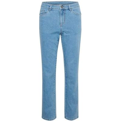 Kaffe Vicky Gerade Jeans - Blau gewaschen - Größe 36 - Damen Kaffe Vicky Gerade Jeans - Blau gewaschen - Größe 36 - Damen