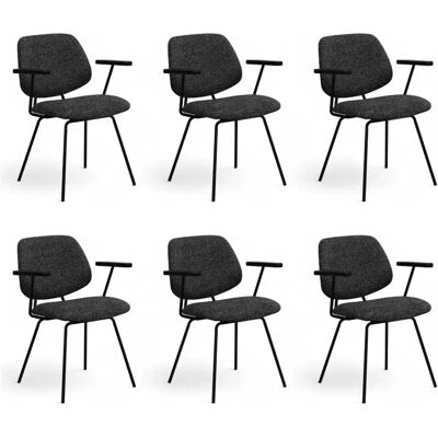 Furnhouse Ibbe Design Isabel Lehnstuhl Hellbraun Kunstleder - Set von 2 Furnhouse Ibbe Design Isabel Lehnstuhl Hellbraun Kunstleder - Set von 2