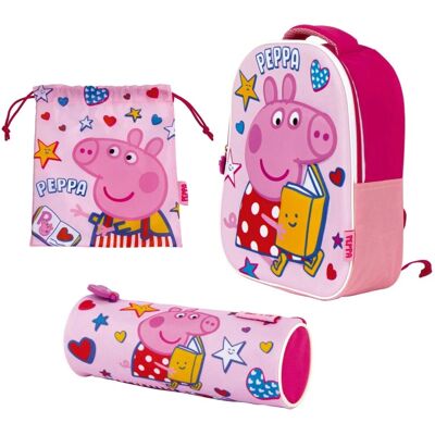 Peppa Pig - 74455 - Mochila - Set - Set mochila Peppa Pig - 74455 - Mochila - Set - Set mochila