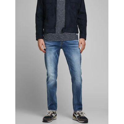 Jack & Jones Jjimike Slim Fit Μπλε Παντελόνια - Παντελόνια Jack & Jones Jjimike Slim Fit Μπλε Παντελόνια - Παντελόνια