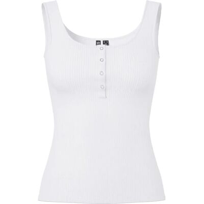 Pckitte Tank Top Noos Bc - Ribbed Jersey - Front Buttons - OEKO-TEX 100 - Tank Top Pckitte Tank Top Noos Bc - Ribbed Jersey - Front Buttons - OEKO-TEX 100 - Tank Top
