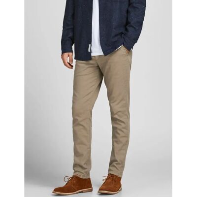 Jack & Jones St Marco Dave Akm Spodnie (12174307) beżowe Jack & Jones St Marco Dave Akm Spodnie (12174307) beżowe