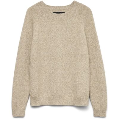 Vero Moda Vmdoffy Ls O-neck Blouse Ga Noos (10201022) - sepia tint Vero Moda Vmdoffy Ls O-neck Blouse Ga Noos (10201022) - sepia tint