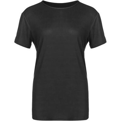 Athlecia Lizzy Black Short Sleeve Sport Shirt - Sportswear Athlecia Lizzy Black Short Sleeve Sport Shirt - Sportswear