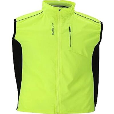 ELITE LAB Shell X1 Elite Men's Black Windproof Water-Resistant Running Vest ELITE LAB Shell X1 Elite Men's Black Windproof Water-Resistant Running Vest
